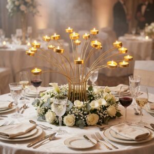 Multi-Lite Candelabra Centerpiece