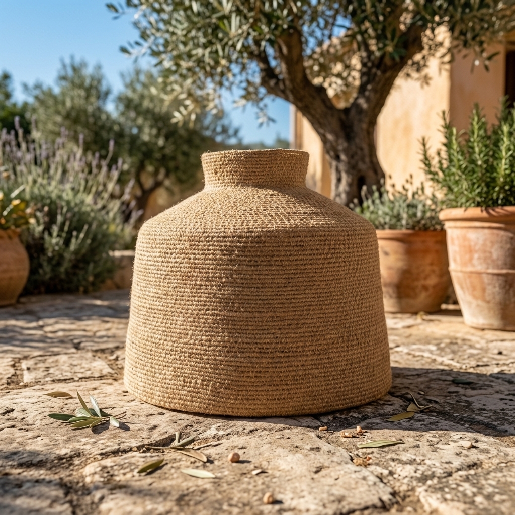 Natural Jute Dome Pendant Light Shade - Image 2
